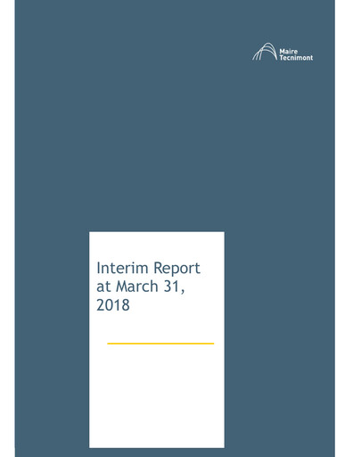 Thumbnail Maire Tecnimont Quarterly Report 2018-q1