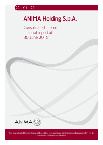 Vorschaubild Anima Holding Halbjahresbericht 2018-h1