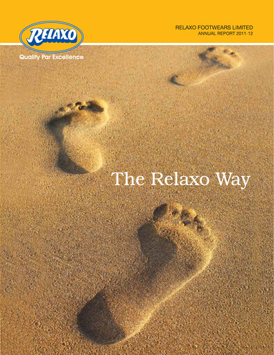 Thumbnail Relaxo Footwear Annual Report 2011-2012