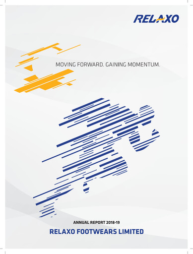 Thumbnail Relaxo Footwear Annual Report 2018-2019