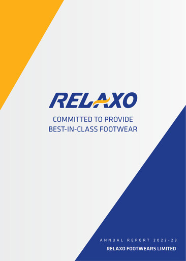 Thumbnail Relaxo Footwear Annual Report 2022-2023