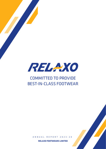 Thumbnail Relaxo Footwear Annual Report 2023-2024