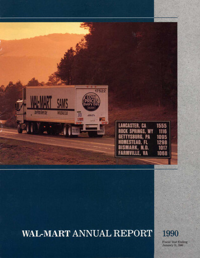 Thumbnail Walmart Annual Report 1990