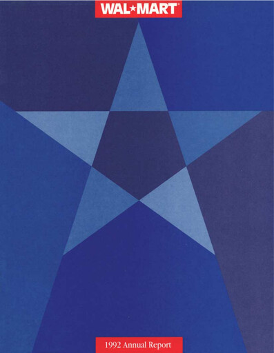 Thumbnail Walmart Annual Report 1992
