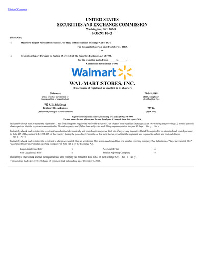 Miniature Walmart Rapport trimestriel 2013-q3