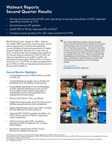 Miniature Walmart Rapport trimestriel 2025-q2