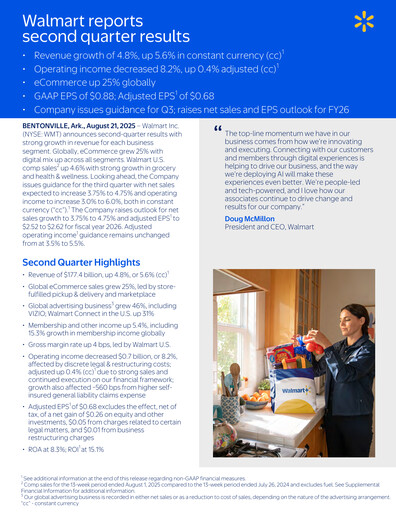 Miniature Walmart Rapport trimestriel 2026-q2