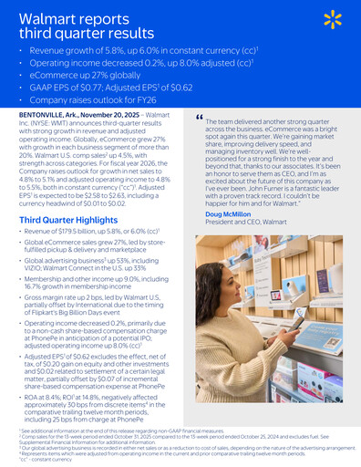 Miniature Walmart Rapport trimestriel 2026-q3