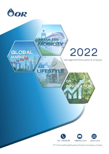 Thumbnail PTT Oil and Retail Business Financial Report 2022