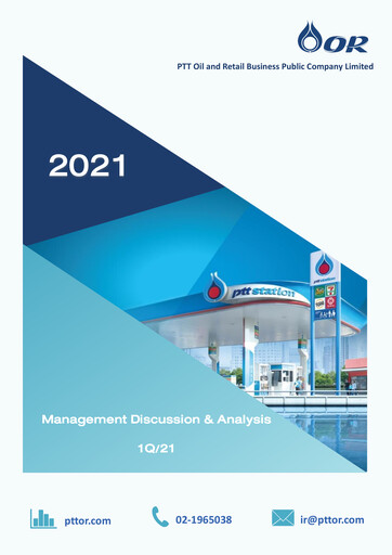 Thumbnail PTT Oil and Retail Business Quarterly Report 2021-q1