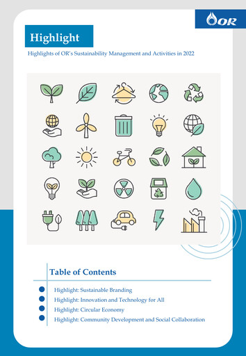 Thumbnail PTT Oil and Retail Business Sustainability Report 2022