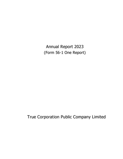 Thumbnail True Corporation Annual Report 2023