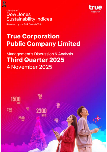Vorschaubild True Corporation Quartalsbericht 2025-q3