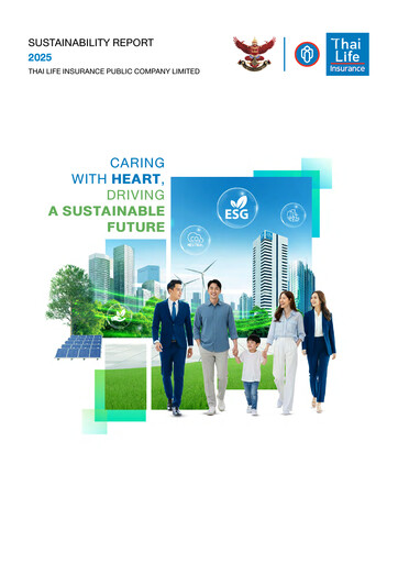 Thumbnail Thai Life Insurance Sustainability Report 2025