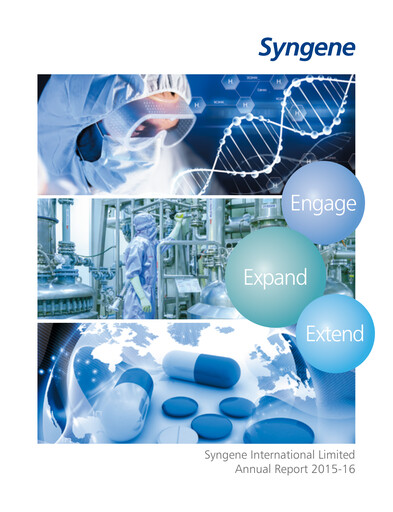 Thumbnail Syngene International Annual Report 2015-2016