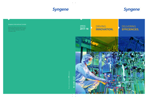 Thumbnail Syngene International Annual Report 2017-2018