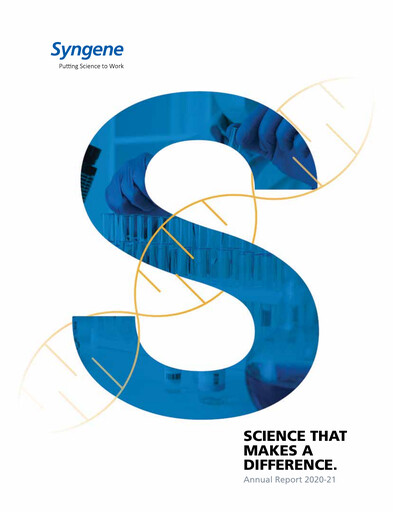 Thumbnail Syngene International Annual Report 2020-2021