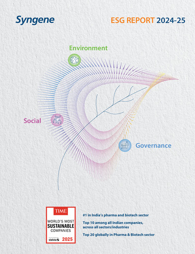 Thumbnail Syngene International ESG Report 2024-2025