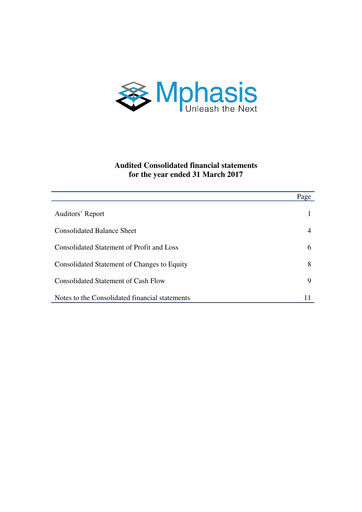 Thumbnail Mphasis
 Financial Statement fy2017