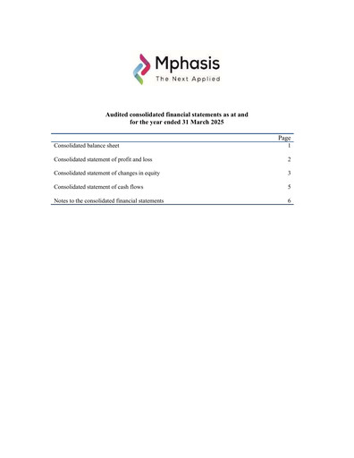 Thumbnail Mphasis
 Financial Statement fy2025