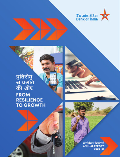 Thumbnail Bank of India
 Annual Report 2020-2021
