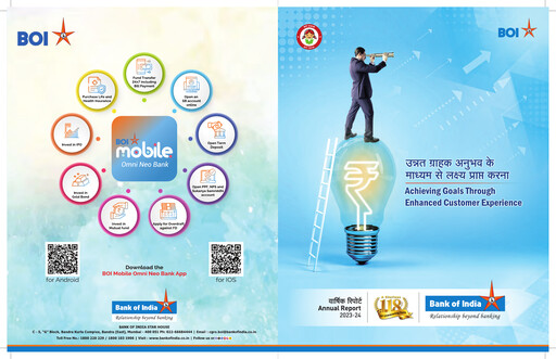 Thumbnail Bank of India
 Annual Report 2023-2024