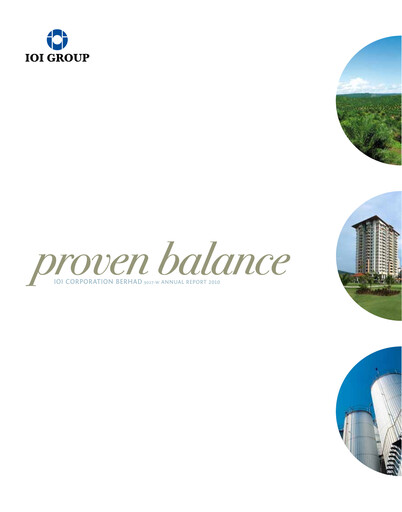 Thumbnail IOI Corporation Berhad Annual Report 2010