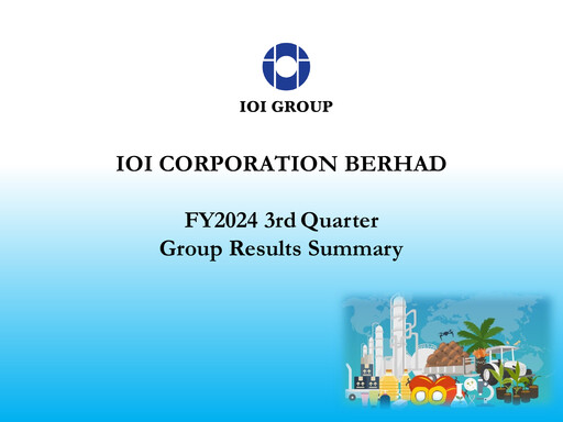 Thumbnail IOI Corporation Berhad Quarterly Report 2024-q3