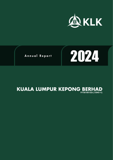 Miniature Kuala Lumpur Kepong Rapport annuel 2024