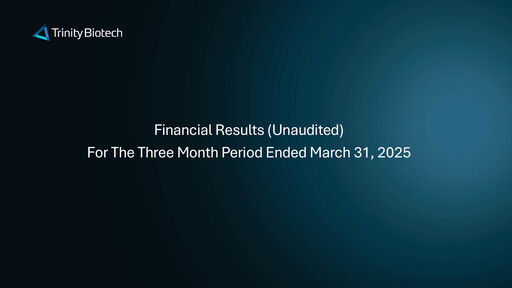 Thumbnail Trinity Biotech
 Quarterly Report 2025-q1
