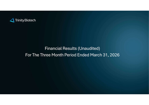 Vorschaubild Trinity Biotech
 Quartalsbericht 2026-q1
