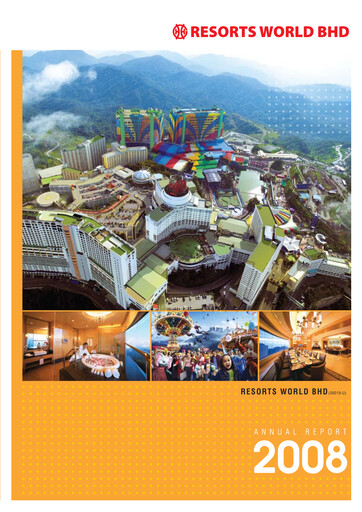 Thumbnail Genting Malaysia Berhad Annual Report 2008