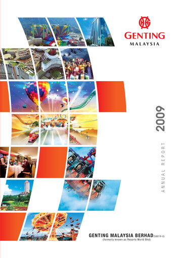 Thumbnail Genting Malaysia Berhad Annual Report 2009