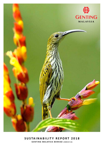 Thumbnail Genting Malaysia Berhad Sustainability Report 2018