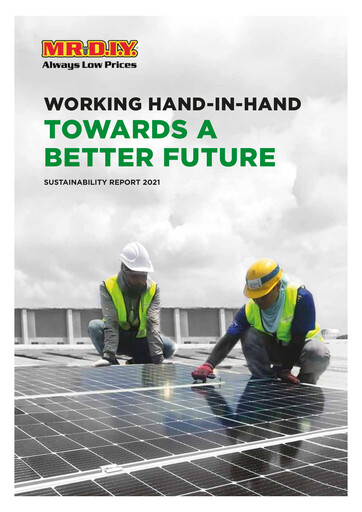 Miniature Mr D.I.Y. Group Rapport de durabilité 2021