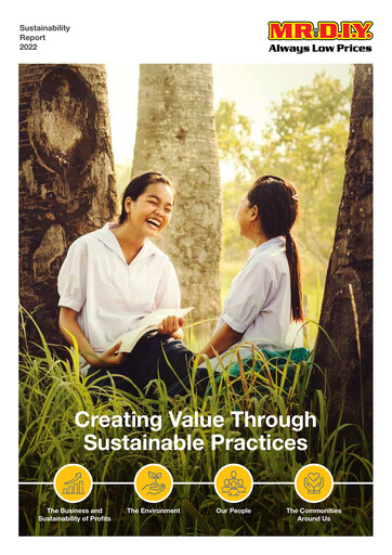 Miniature Mr D.I.Y. Group Rapport de durabilité 2022