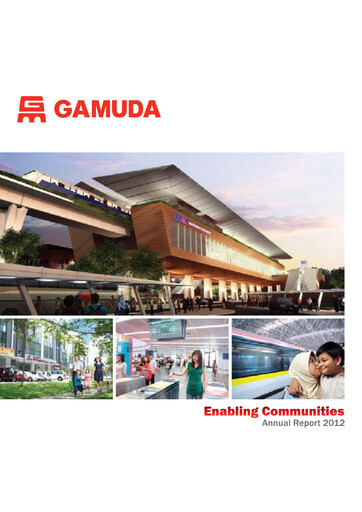 Thumbnail Gamuda Berhad Annual Report 2012