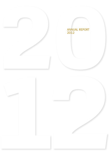 Miniature BlueNord ASA Rapport annuel 2012