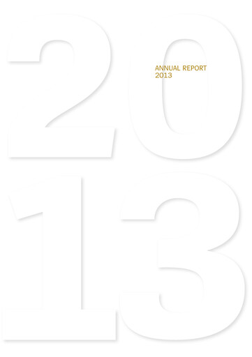 Miniature BlueNord ASA Rapport annuel 2013