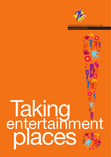 Thumbnail Zee Entertainment Annual Report 2009-2010
