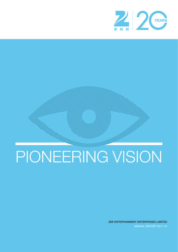 Thumbnail Zee Entertainment Annual Report 2011-2012