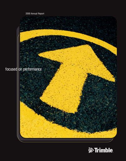 Thumbnail Trimble Annual Report 2000