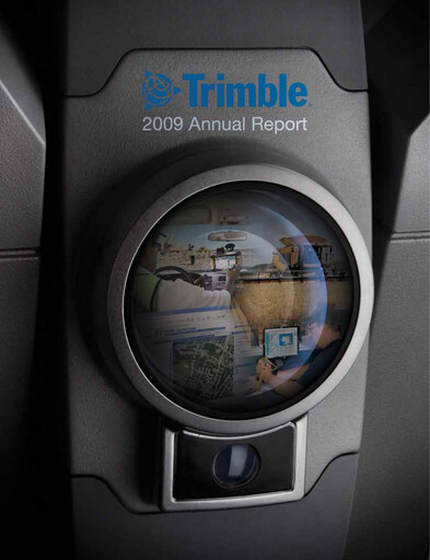 Thumbnail Trimble Annual Report 2009