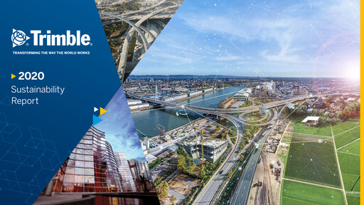 Thumbnail Trimble Sustainability Report 2020