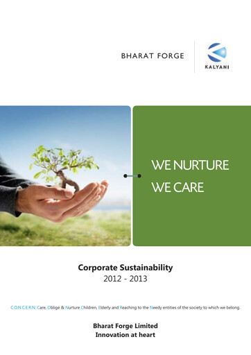 Thumbnail Bharat Forge
 Sustainability Report 2012-2013