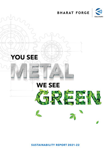 Thumbnail Bharat Forge
 Sustainability Report 2021-2022