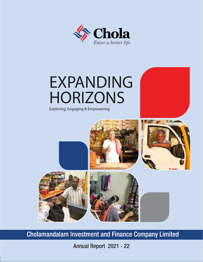 Thumbnail Cholamandalam Investment and Finance Annual Report 2021-2022