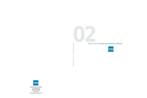 Thumbnail American Express Annual Report 2002