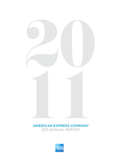 Thumbnail American Express Annual Report 2011