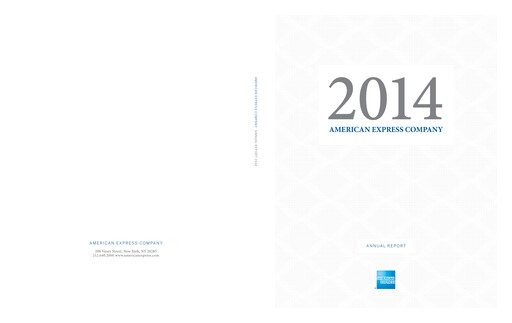 Thumbnail American Express Annual Report 2014